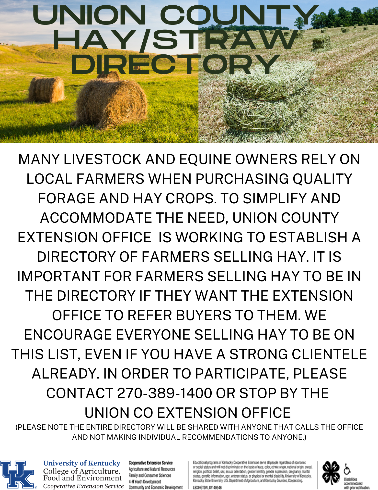 haw straw directory, information, hay bails in field