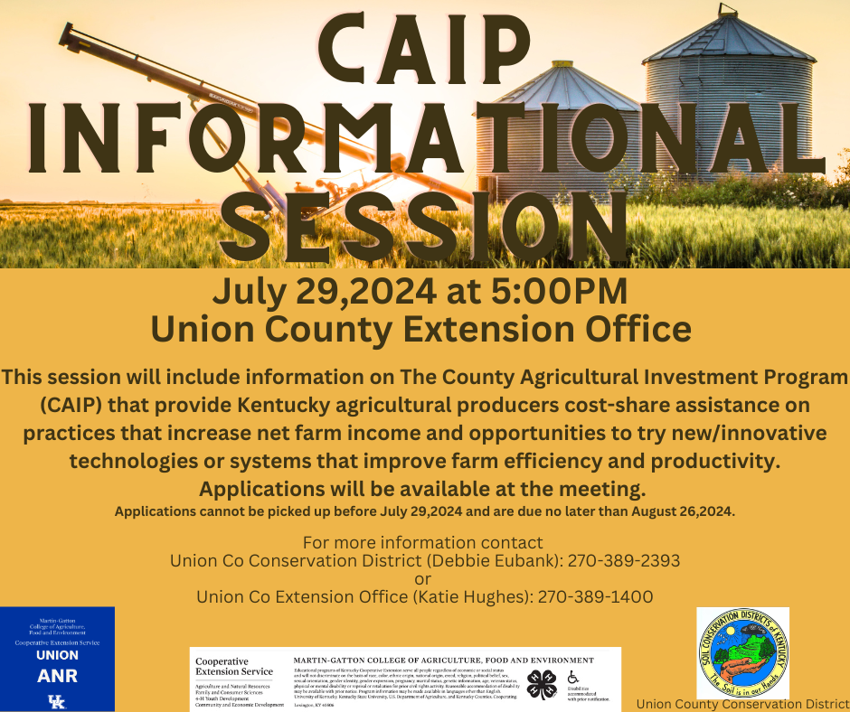 grain bins, CAIP information, date and time