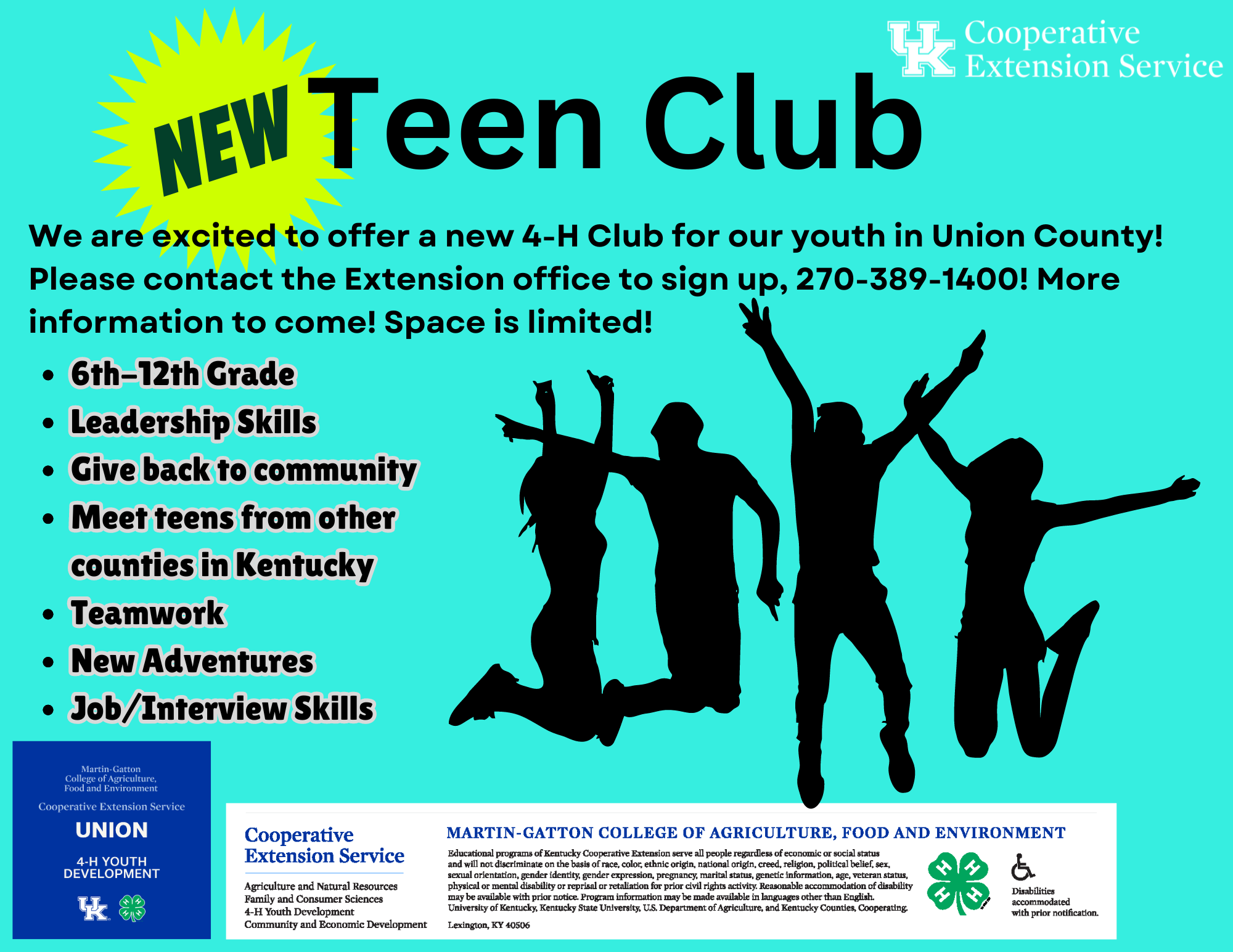 people jumping, teen club, date and times