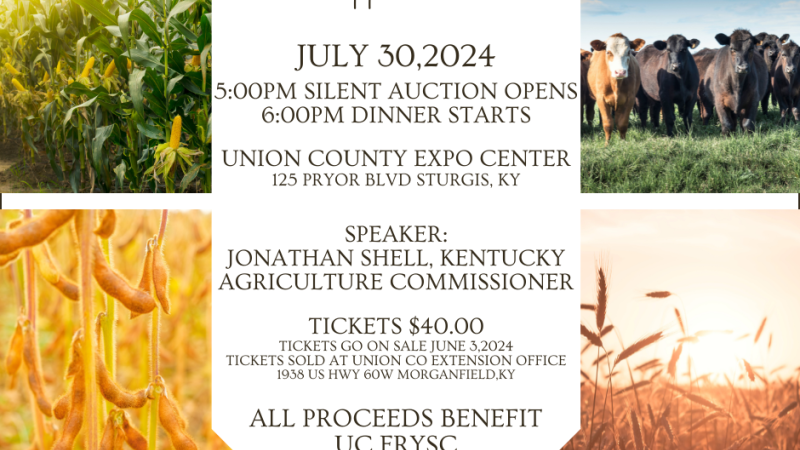 Corn stalks, wheat, cows, farmers appreciation dinner date and time